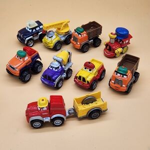 Lot Of 9 Tonka Lil Chuck Diecast Dinky Cars - Early 2000s